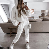 Claudia Bequemer Loungewear-Anzug | Luxuriöser 2-teiliger Jogginganzug für Damen